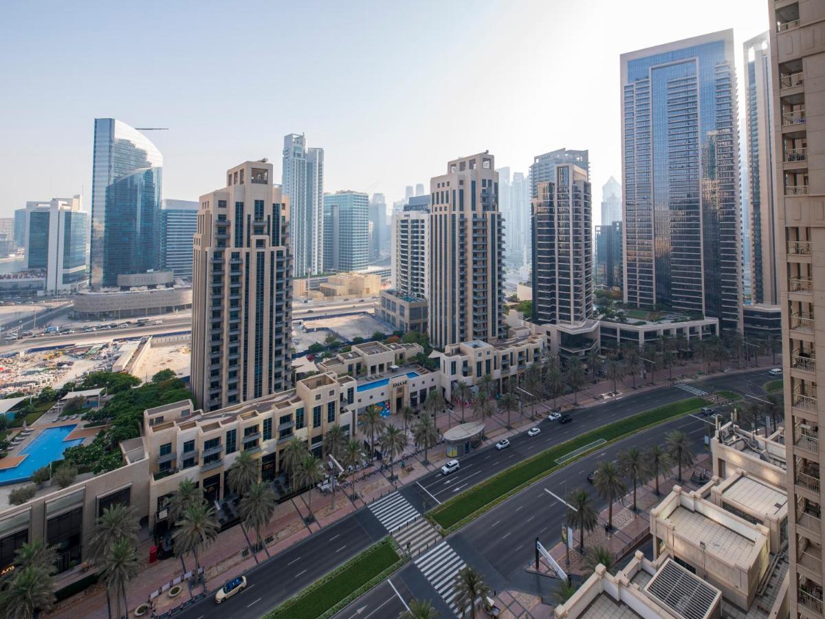 First Class 2Br With Burj Khalifa & Downtown View Dubái Exterior foto
